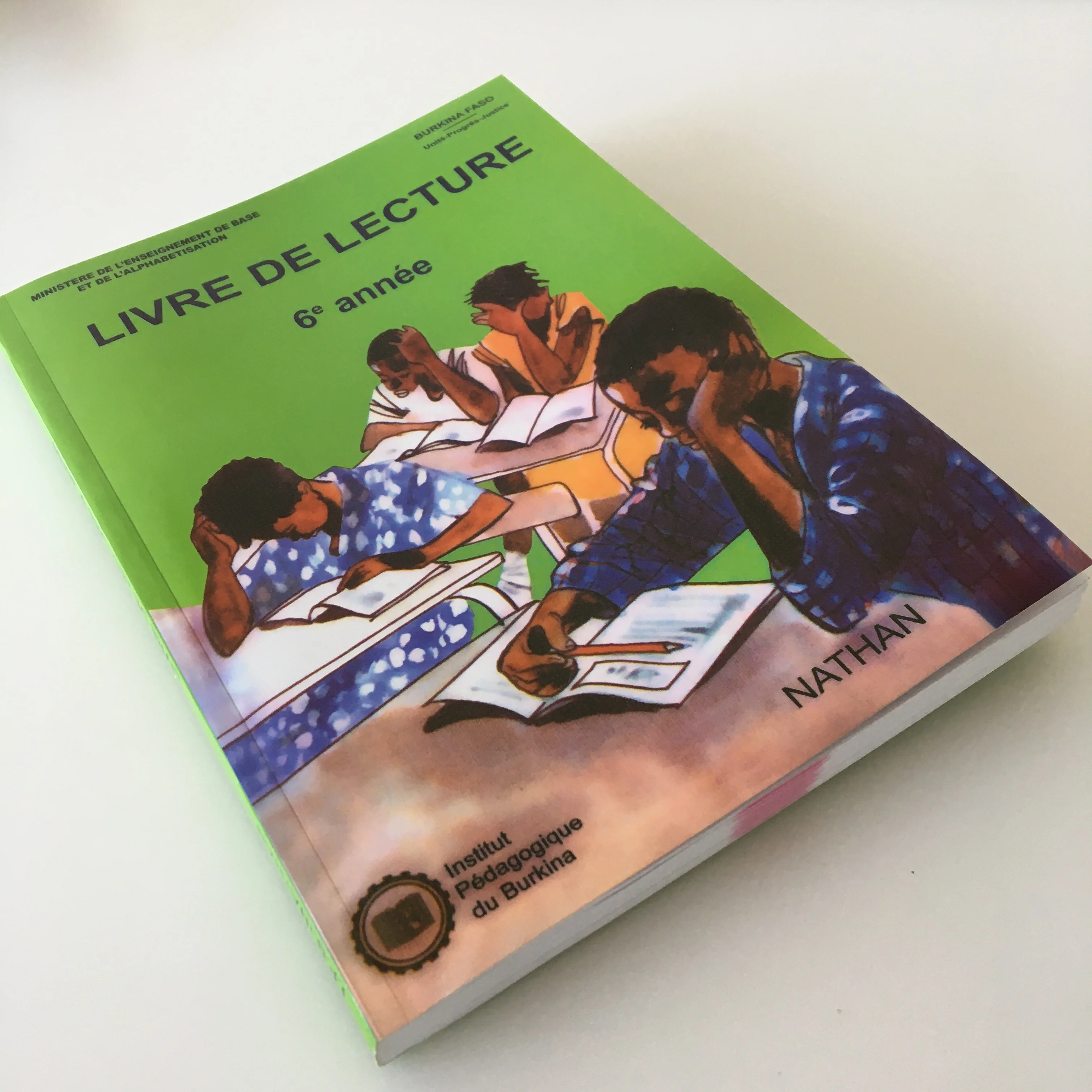 Printing Cahier Textbook  high quality Textbook printing custom school book student subject textbook for Burkina Faso