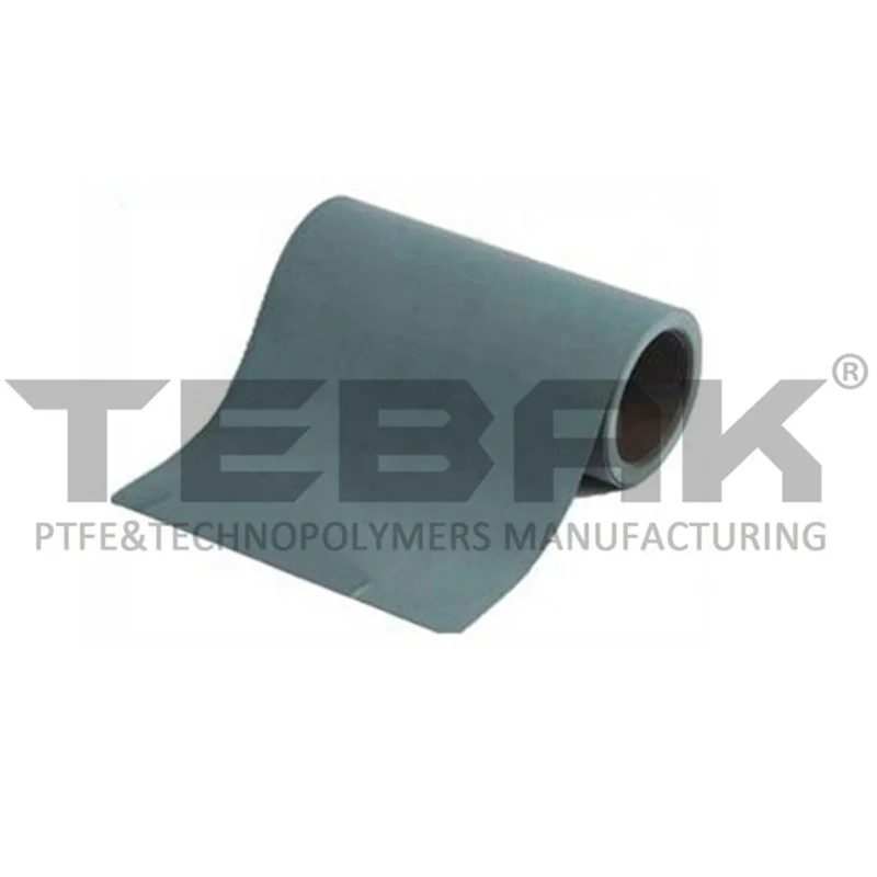 0.8mm 1.0mm 1.2mm 1.5mm 2.0mm thickness PTFE Soft belt blue turcite for cnc machine