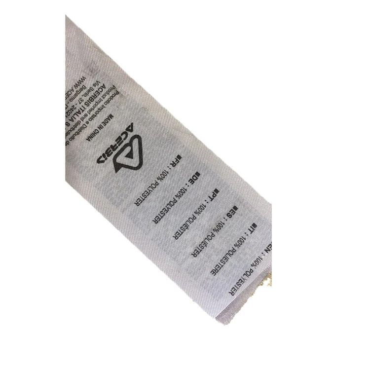 Custom Washing Labe Designs Clothing Tag Garment Logo Swing Tag Woven Lable