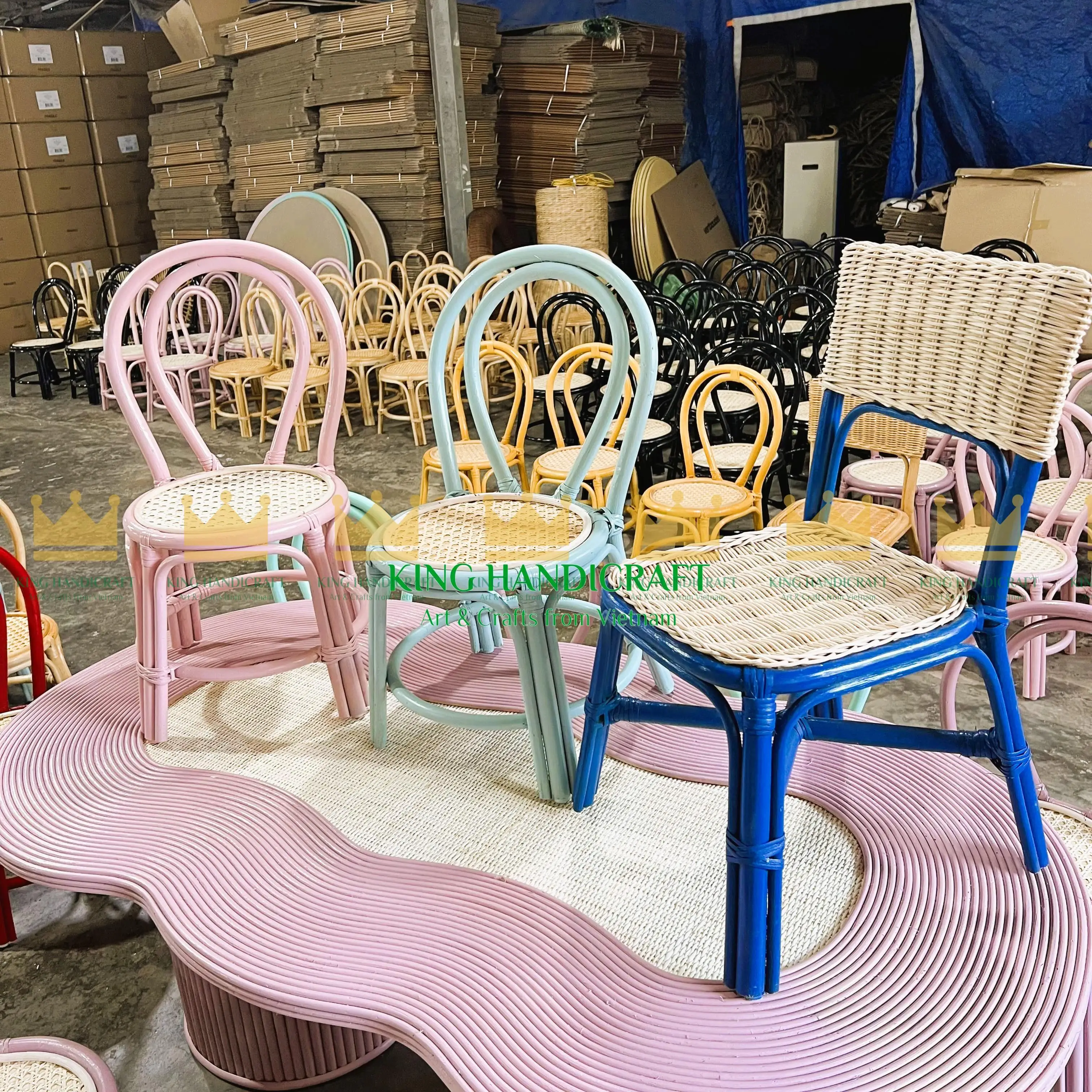 Best Seller 2024 Rattan Children Kids Chairs Kids Wood Chair Handmade for Playroom Nursery Preschool Bedroom