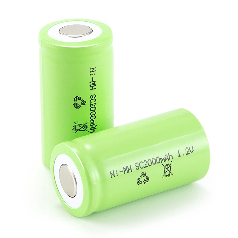 Preferential price SC battery 1.2V 1000mAh 2000mAh 3000mAh NimH rechargeable battery