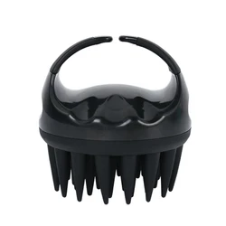 Mix colors wholesale Amazon hot selling cheap plastic silicone hair washing handheld scalp head massager