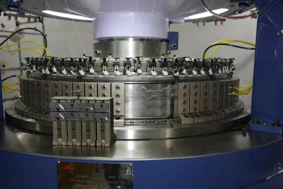 Высокоскоростная двойная трикотажная/вязальная машина (текстильная машина), производство вязальной машины