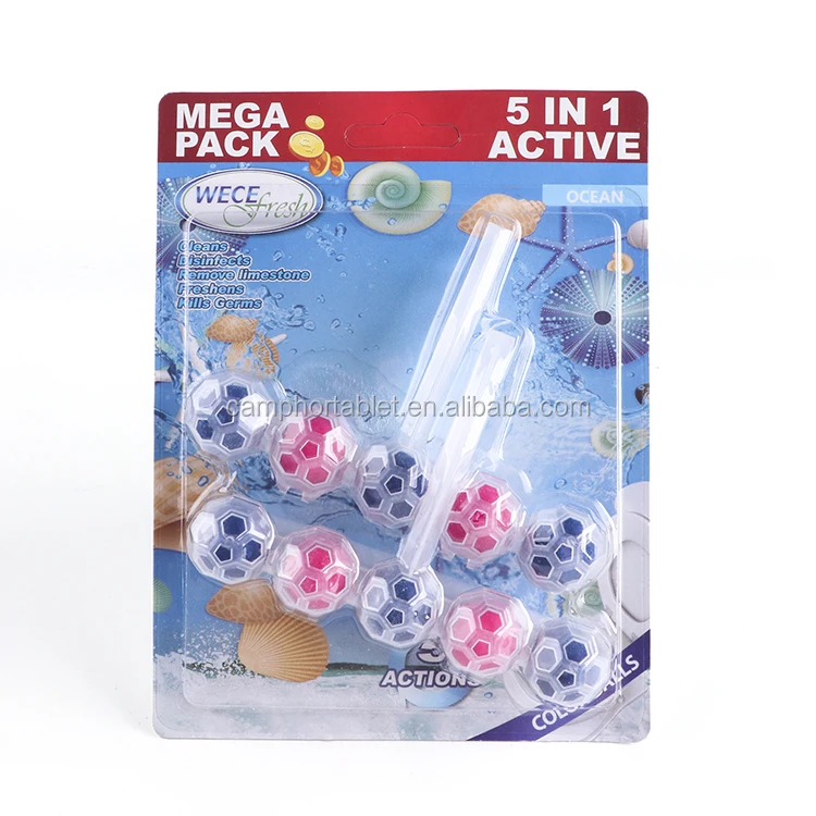 Manufacturer Wholesale WC Cleaner Block Toilet Cleaning Balls Hanging Toilet Rim Block Deodorizer Toilet