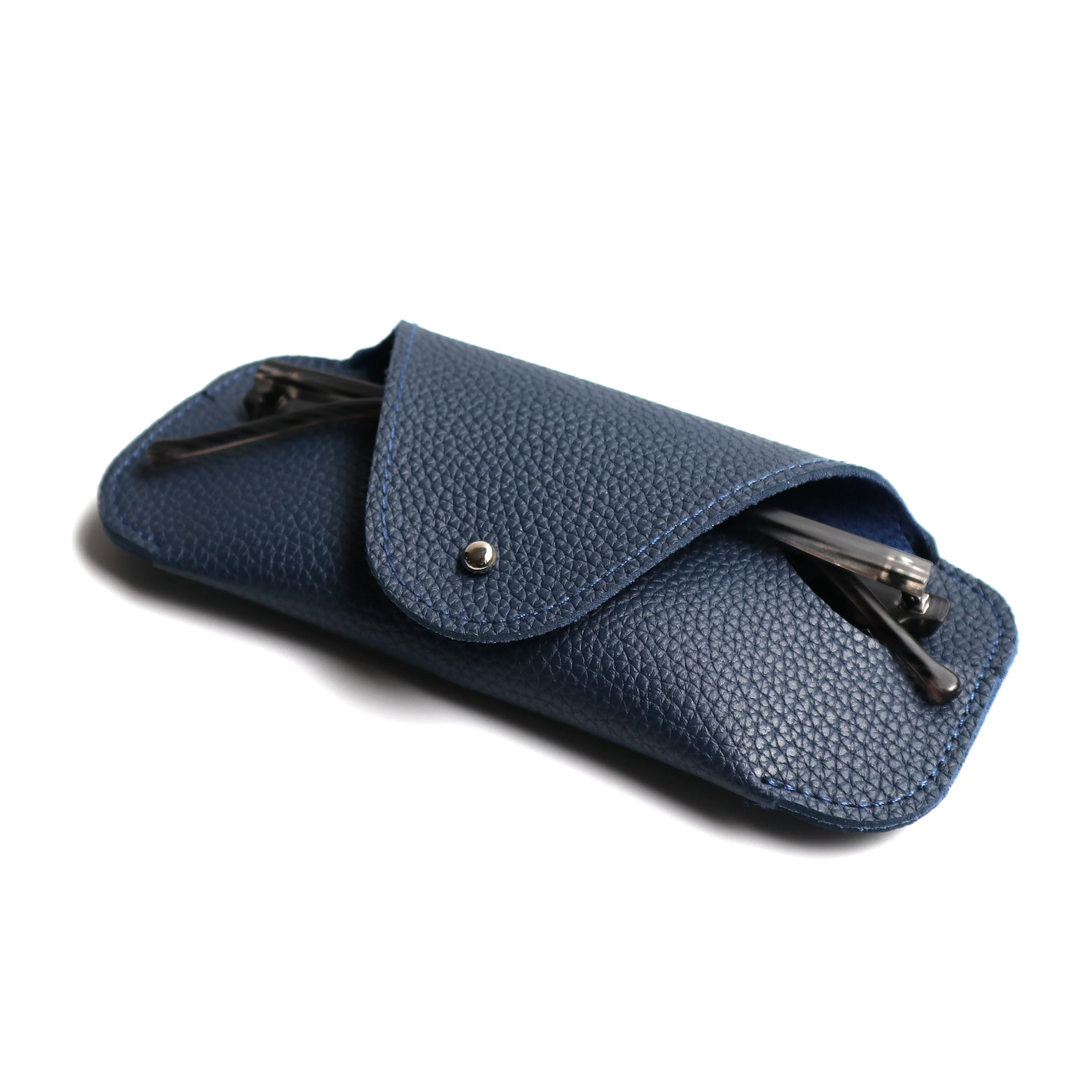 Wholesale Low MOQ PU Leather Sunglasses Case Black Glasses Case Soft Custom Glasses Box Leather Package for Eye Glass