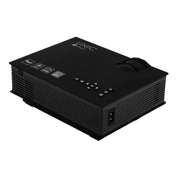 NEW UC68 80ANSI HD portable home theater mini projector wireless Wifi full HD 3D led projector