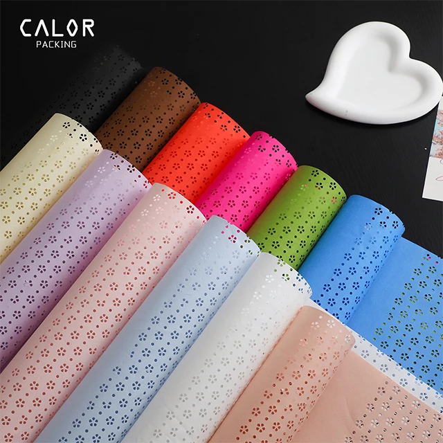 CALOR new kapok paper flower wrapping paper paper with openwork waterproof