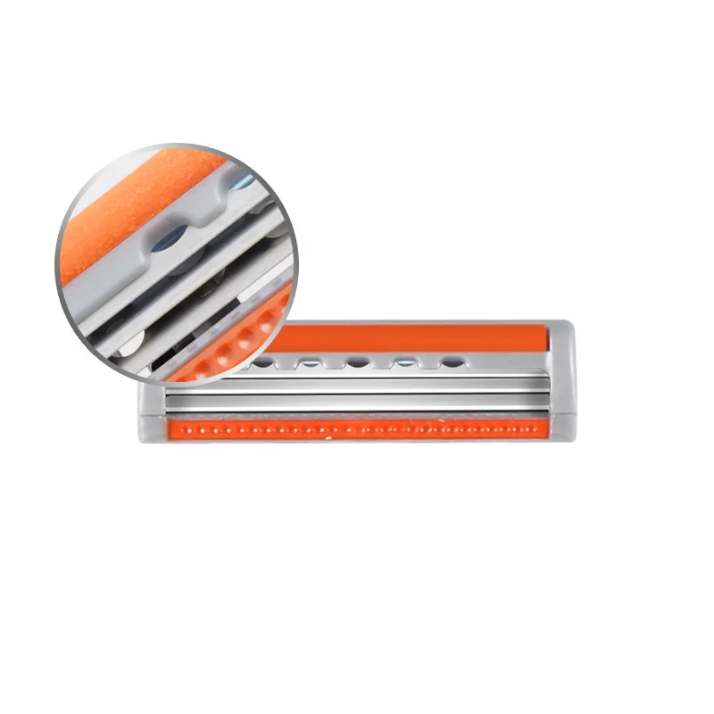 V3 Razor 4 Cartridges Refill Replaceable Shaving Blade Razor
