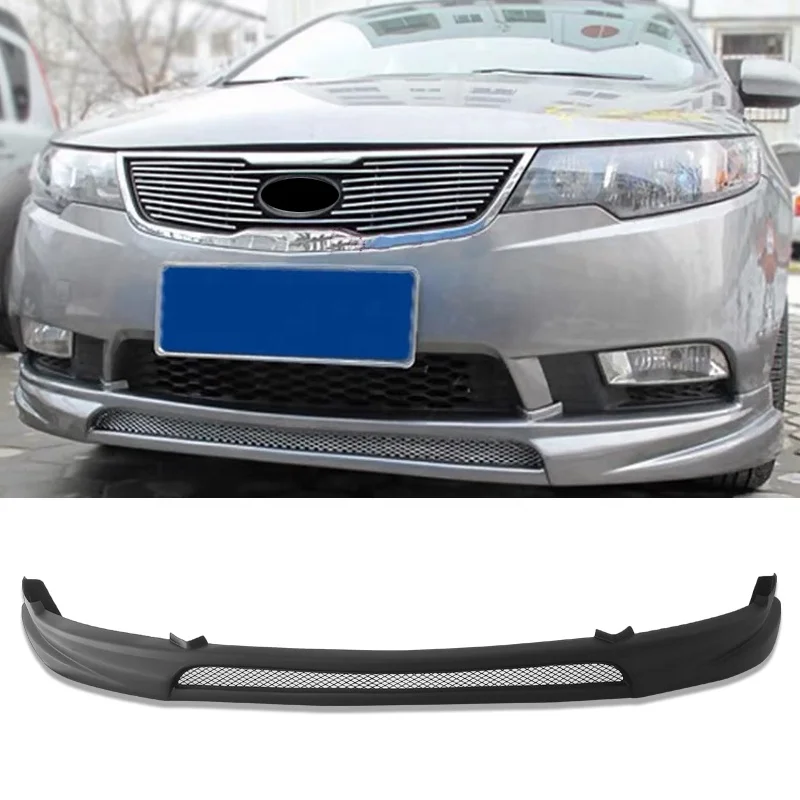 Front Bumper Lower Lip For Kia Forte 2009-2012 Car Body Kits Side Skirts Rear Diffuser Lip ABS Material Exterior Parts
