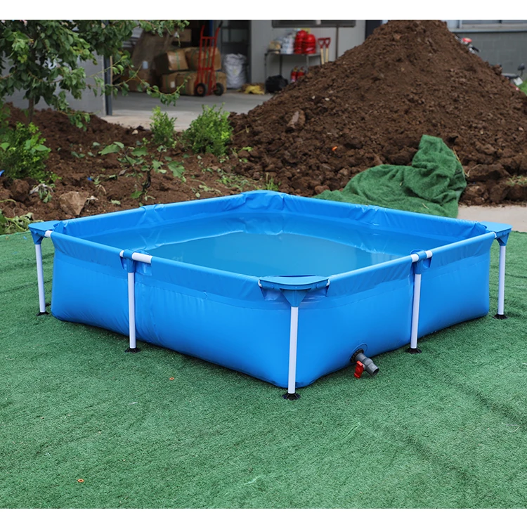 500 л прямоугольная Гибкая оптовая продажа oem Крытая ТПУ холст портативная семейная игровая площадка Брезентовая подкладка для бассейна для детей