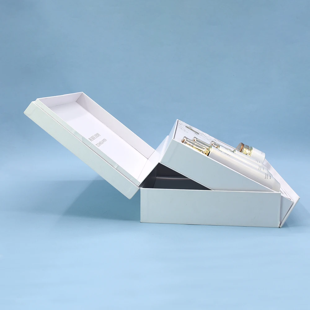 Eco Friendly Rigid Cardboard Paper Gift Packaging Luxury Custom Logo Clear Front Jewelry Cosmetic Small Box