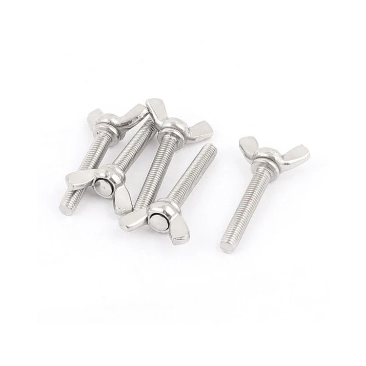 2024 YUFU customized China Sunpoint Bolts Manufactures Suppliers  304  Stainless Bolt And Wing Nut Eye M5 Butterfly Toggle Bolt