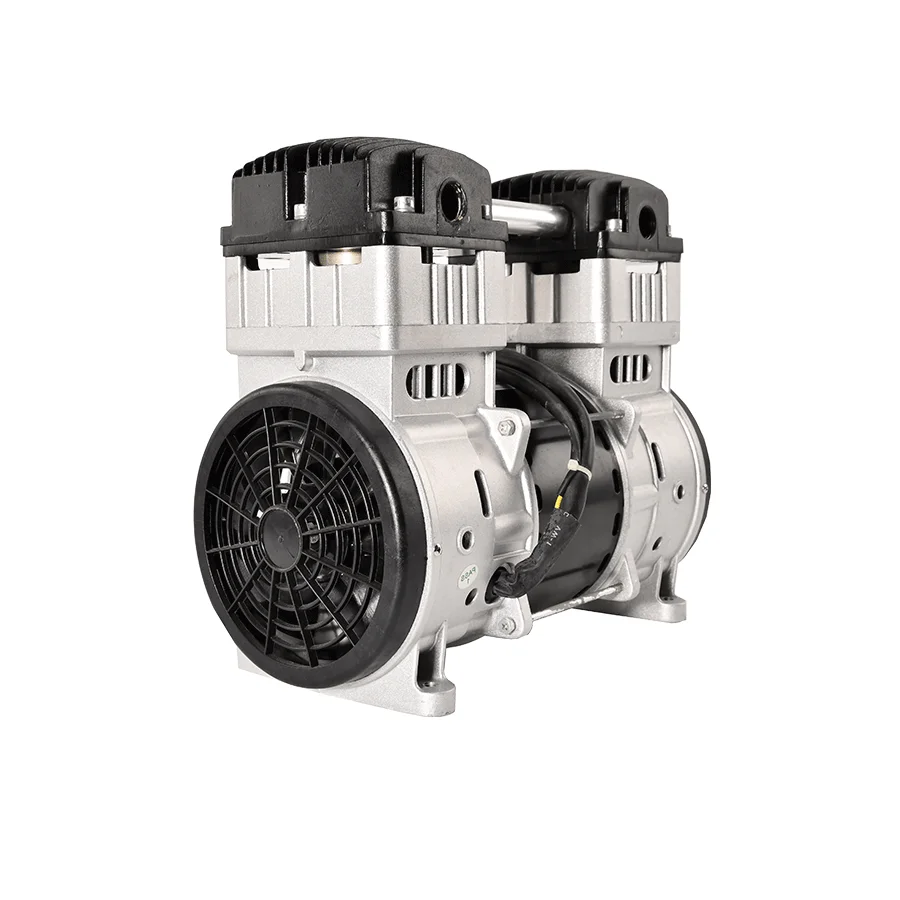 Сухой поршневой насос 740mmHg низкий уровень шума 1.3HP 220V двухпоршневыми безмасляный вакуумный для лаборатории