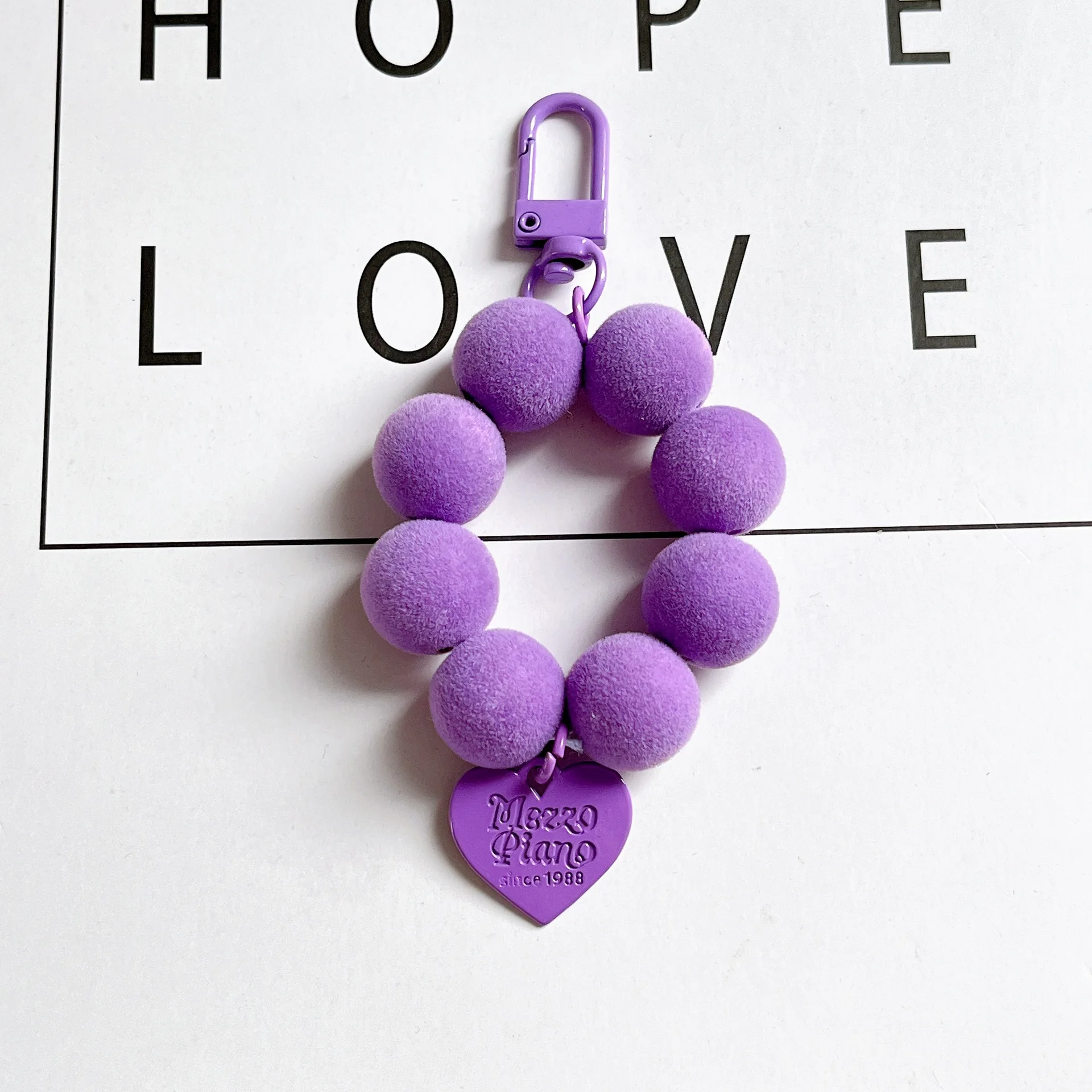 Зимний расшитый бисером короткий чехол для телефона с цепочкой конфетных цветов Чехол наушников висит кольцевой пряжкой в виде сердца