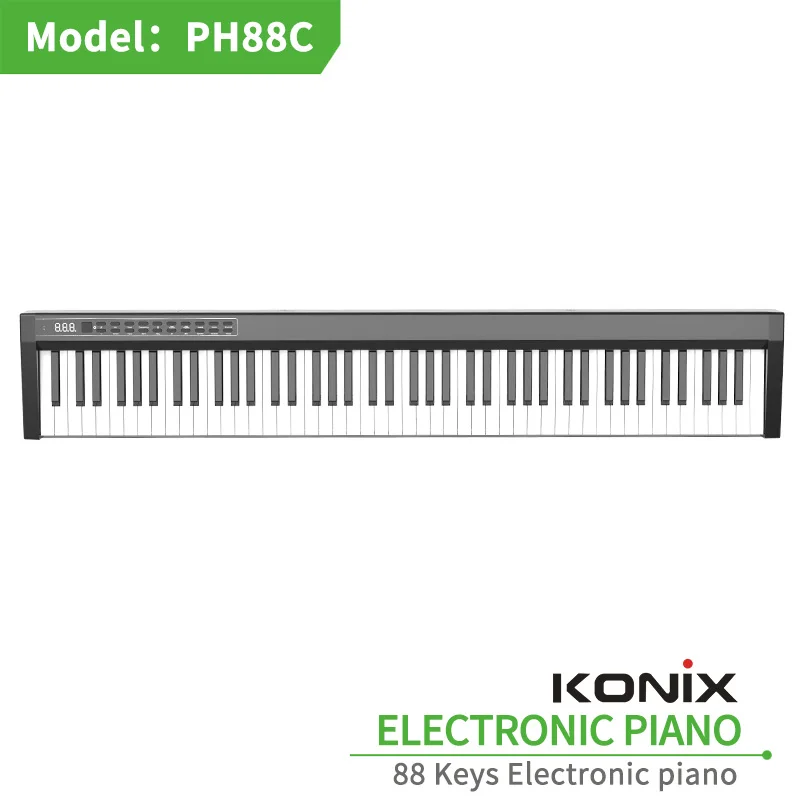 Konix 88 клавиш Цифровое фортепиано с клавиатурой оптовая продажа PH88C