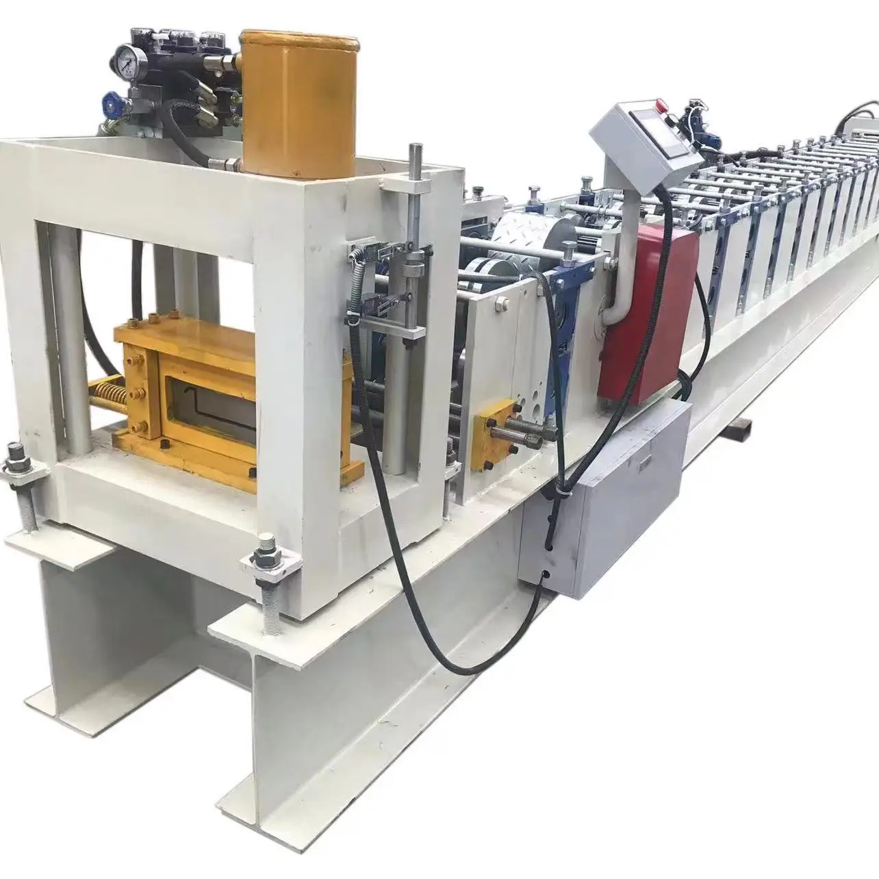 Steel Frame Iron Profile Walk Board Scaffolding Planks Making Roll Forming Machine Production Line