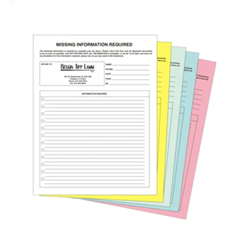Custom Carbonless NCR Books Duplicate Invoices Receipts Sales Orders Purchase Orders
