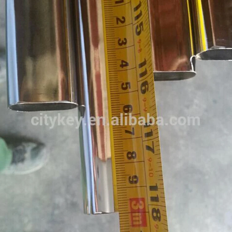 Oval Tubes Steel Oval Pipe Chrome Tubes CTK High Quality Furniture Wardrobe Hanging Clothes Iron Other Furniture Hardware Null