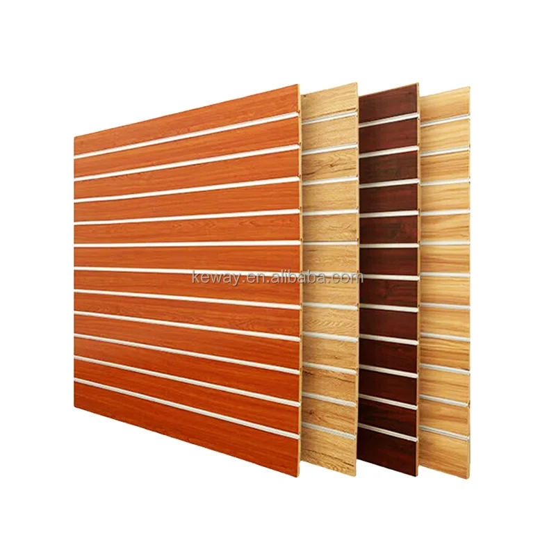 Оптовая Продажа с фабрики mdf slatwall Алюминиевая Вставка паз доска