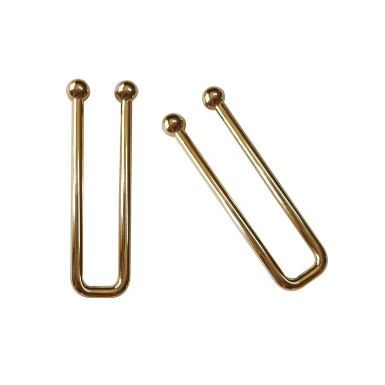 Lemon Gold Bikini Connector U Shape Swimwear Metal Accessories For Swimwear