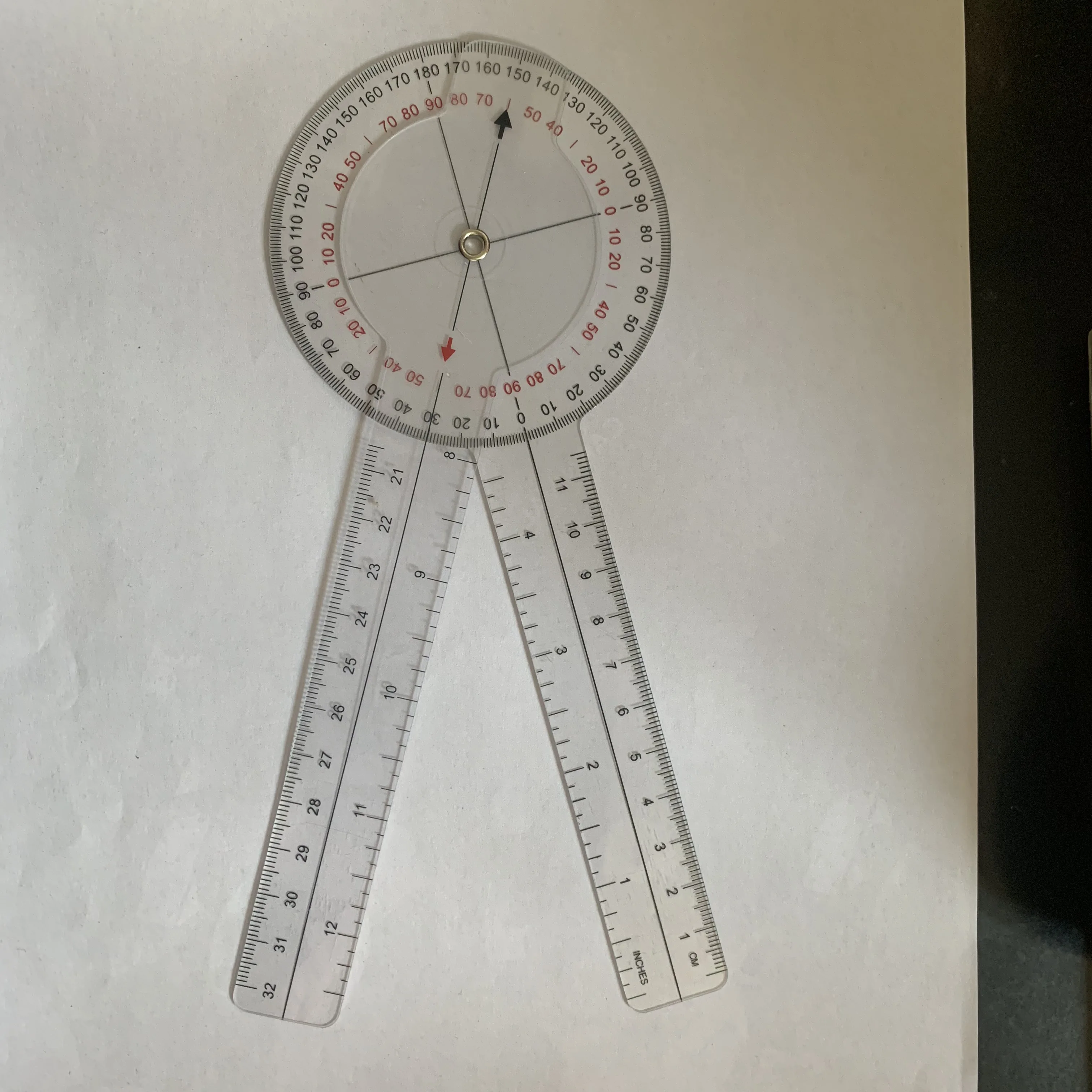 
medical plastic flexible folding scale ruler 