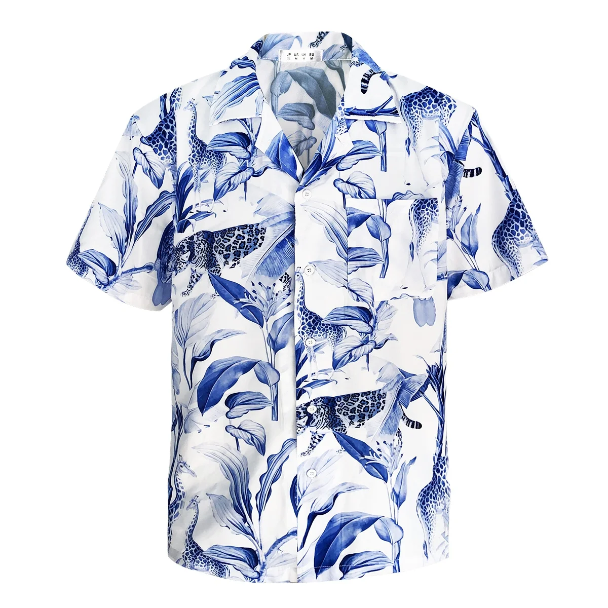 Beach Shirt For Men Hawaiian Factory Supplier Beach Shirt Custom High Quality Flower Shirt Men