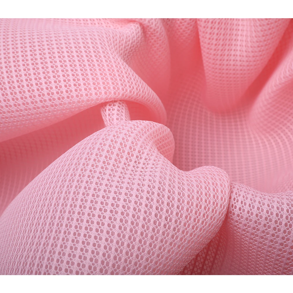 Soft 3D Spacer Sandwich Polyester Air Mesh Fabric For Baby Pillow Sports Shoe Making Material