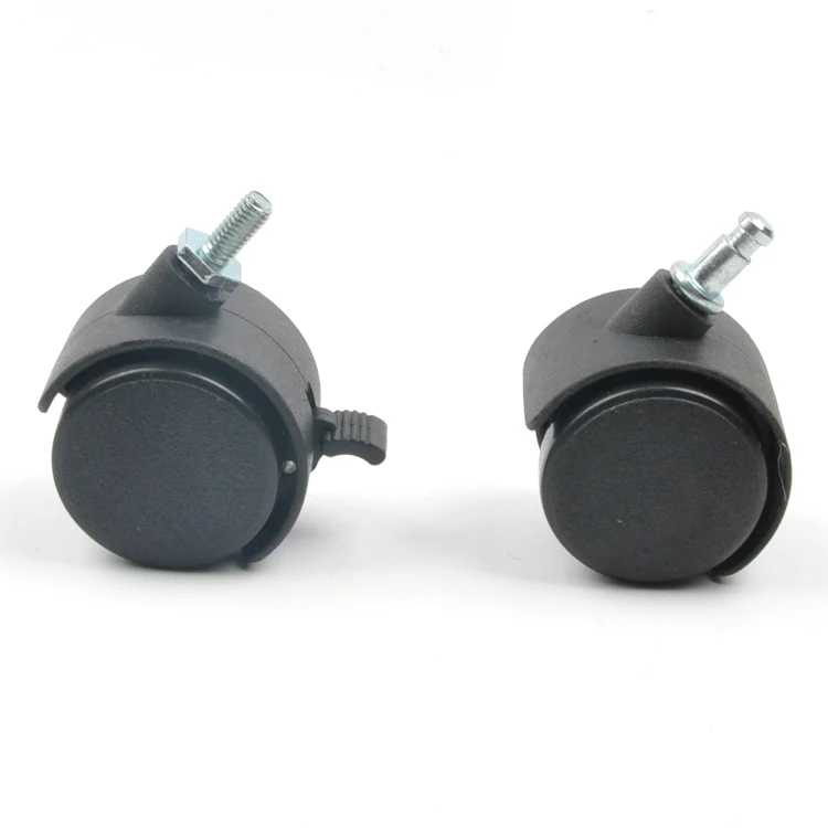 Hot Sale Furniture Hardware Office Chair Casters Wheels Nylon Plastic Caster Wheels