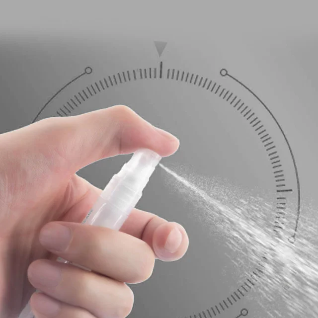 Innovative best 10ml portable pocket perfume antibacterial private label plastic bar spray pen hand sanitizer with key ring