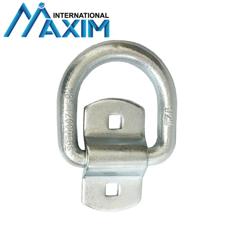 Tie Down Forged Steel Bolt Type Weld on D Ring for Flatbed Truck Trailer