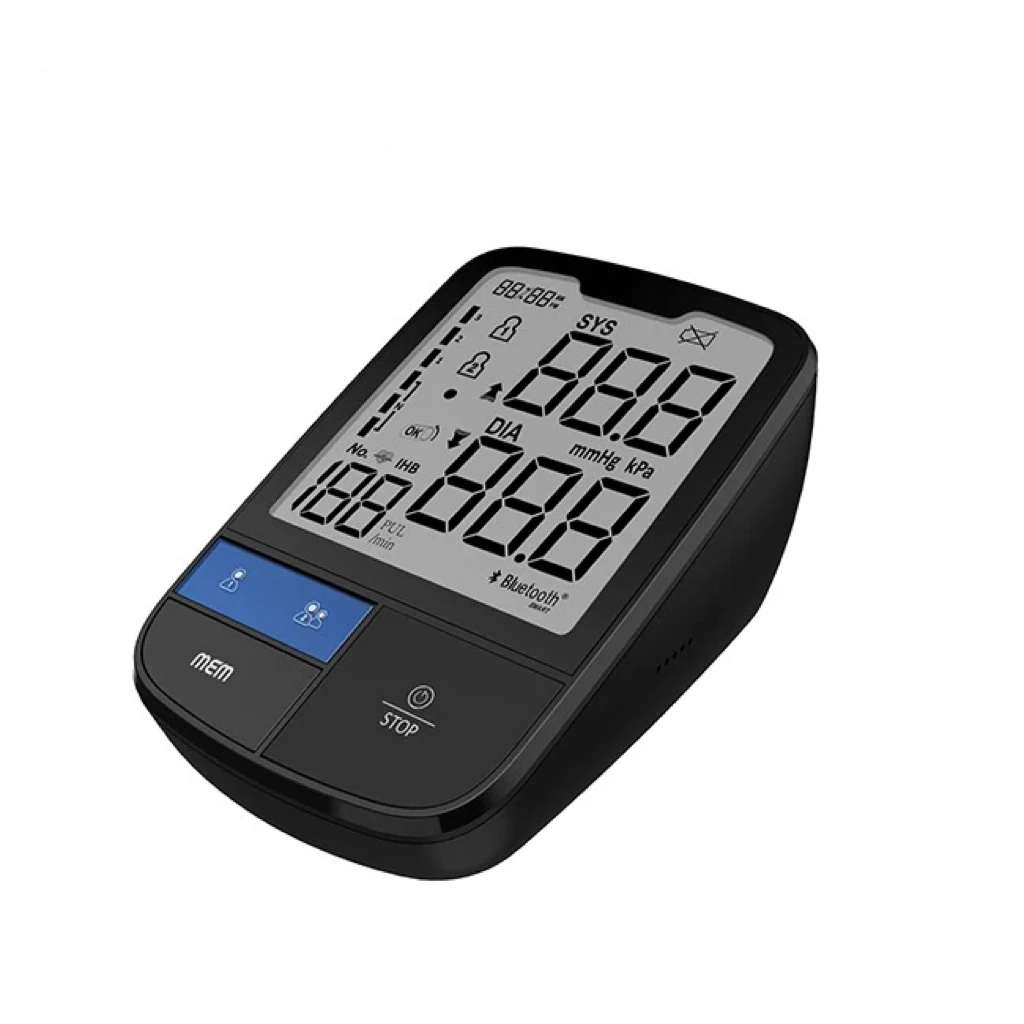 Hot Sale LCD Display Rechargeable Digital Blood Pressure Monitor Bluetooth Arm Sphygmomanometer