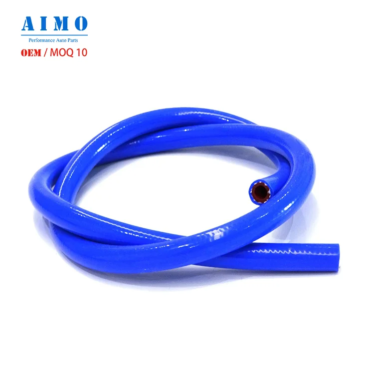 Настраиваемый усиленный термостойкий силиконовый резиновый плетеный вакуумный шланг для автомобиля и грузовика