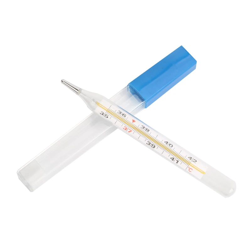 High Quality Medical Household Mercury Large Size Armpit Clinical Thermometer