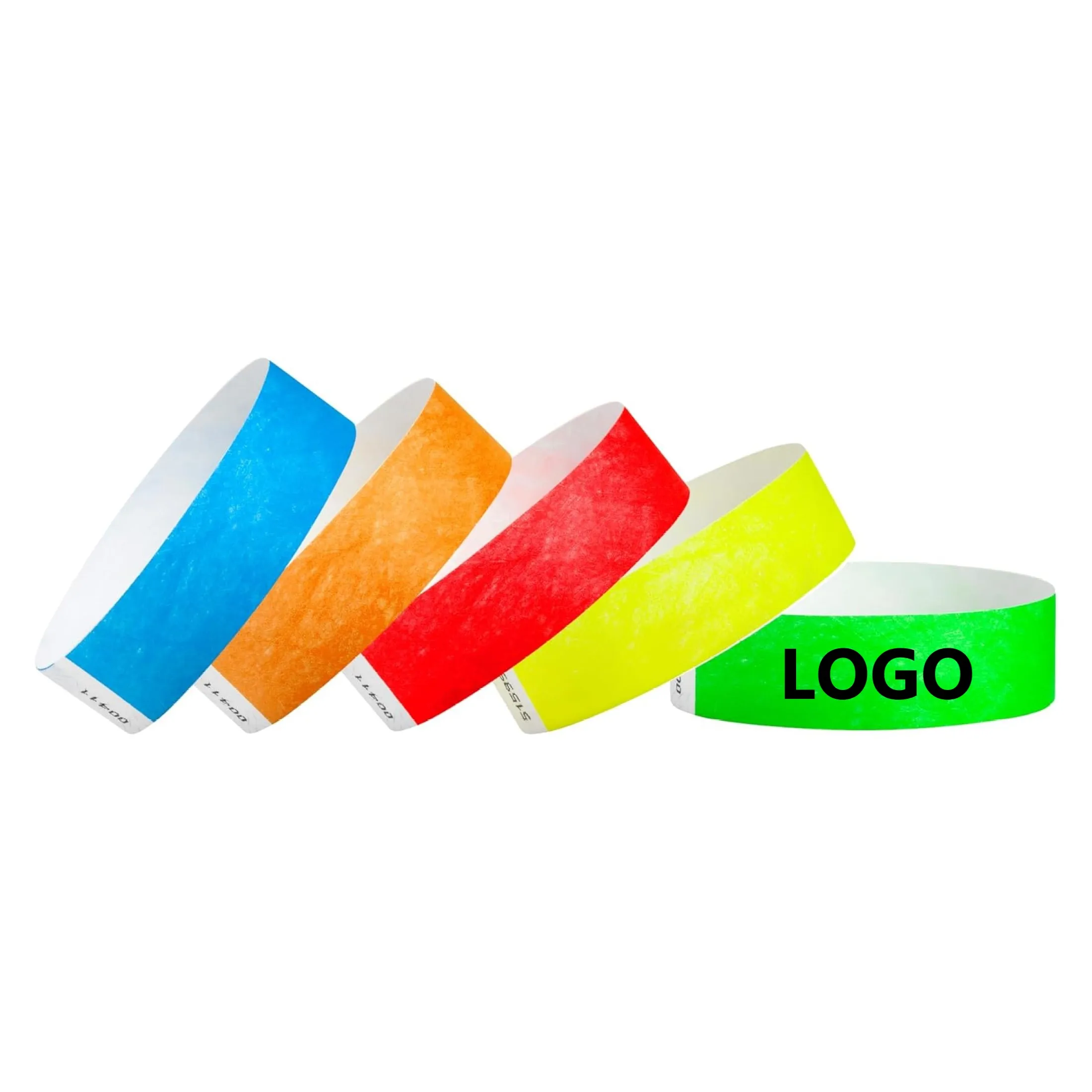 100PCS Tyvek Wristbands Events Tamper-Proof Design Prevents Reuse Premium-Grade Bracelets Hospital Medical ID Party VIP