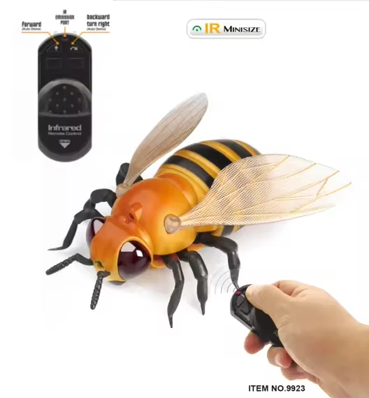 Popular Trending Simulation Plastic Insect Animal Remote Control Flying Infrared Honey Rc Bee