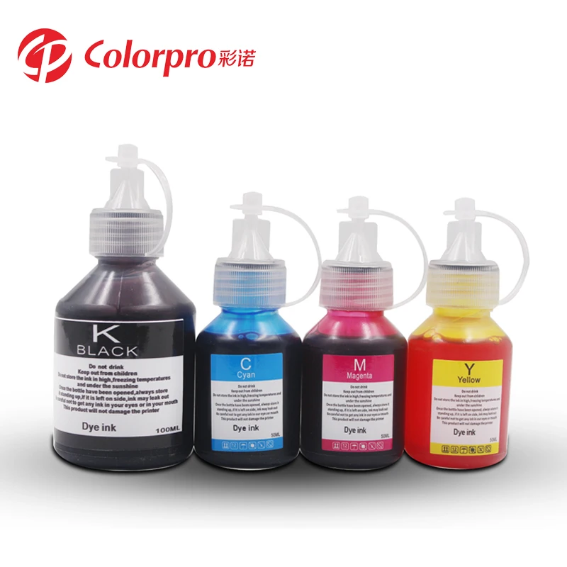 Good quality Colorpro BT6001 water based ink for DCP-T300W DCP-500W printer 50ml/100ml bottle dye ink