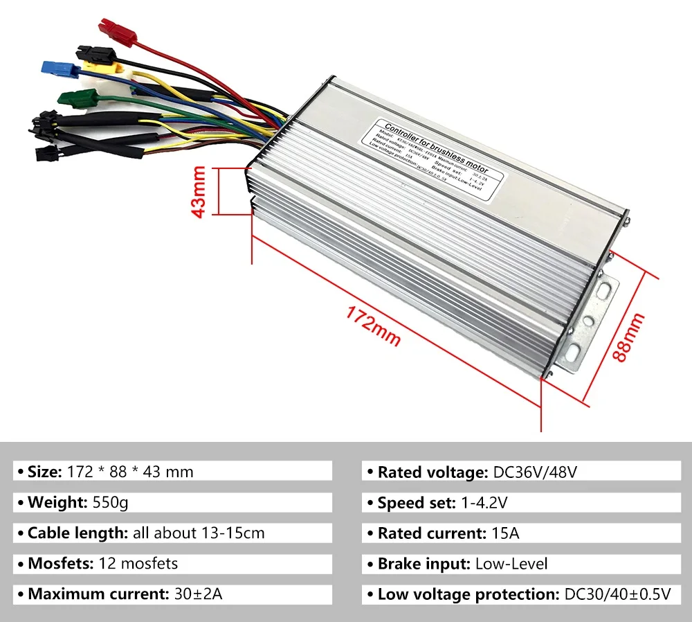 48V 1000W Rear Wheel Waterproof Ebike Conversion Kit for Electric Road Bike 26inch