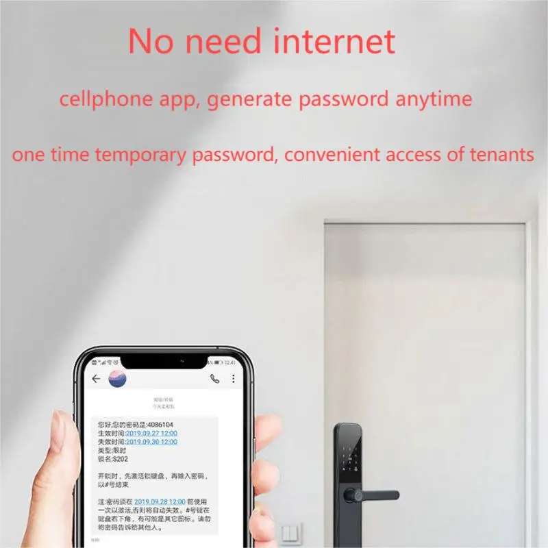Умный замок с высоким уровнем безопасности Wi-Fi