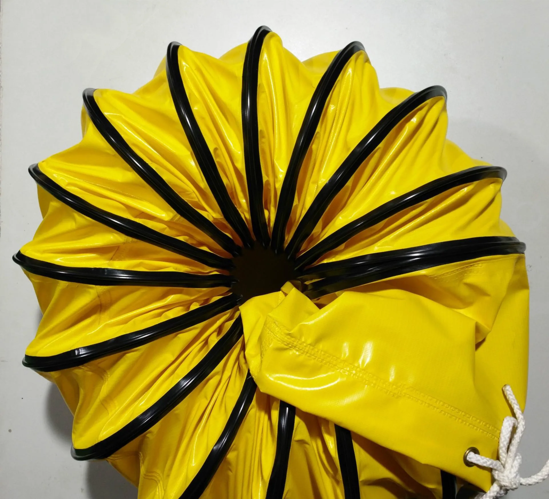 Mine ventilation duct brattice PVC laminated coated fabric