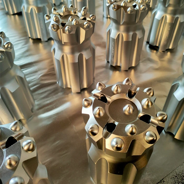 T51 89mm 102mm 115mm threaded rock drill bits / retrac button bits for mining