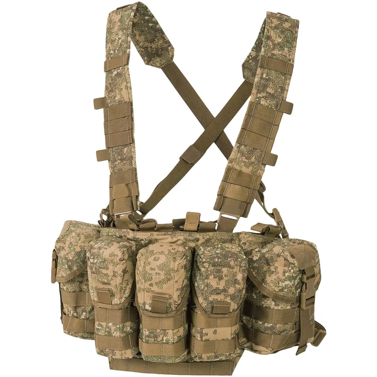 Wholesale Customized  Cordura Nylon Molle Chest Rig Heavy Duty Multiple Color Combat Military Chest Rig