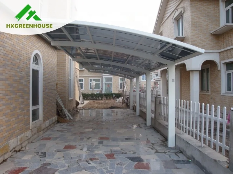 Wooden outdoor garden storage shed new innvoate metal car garage tents widely used for car parking (HX111)