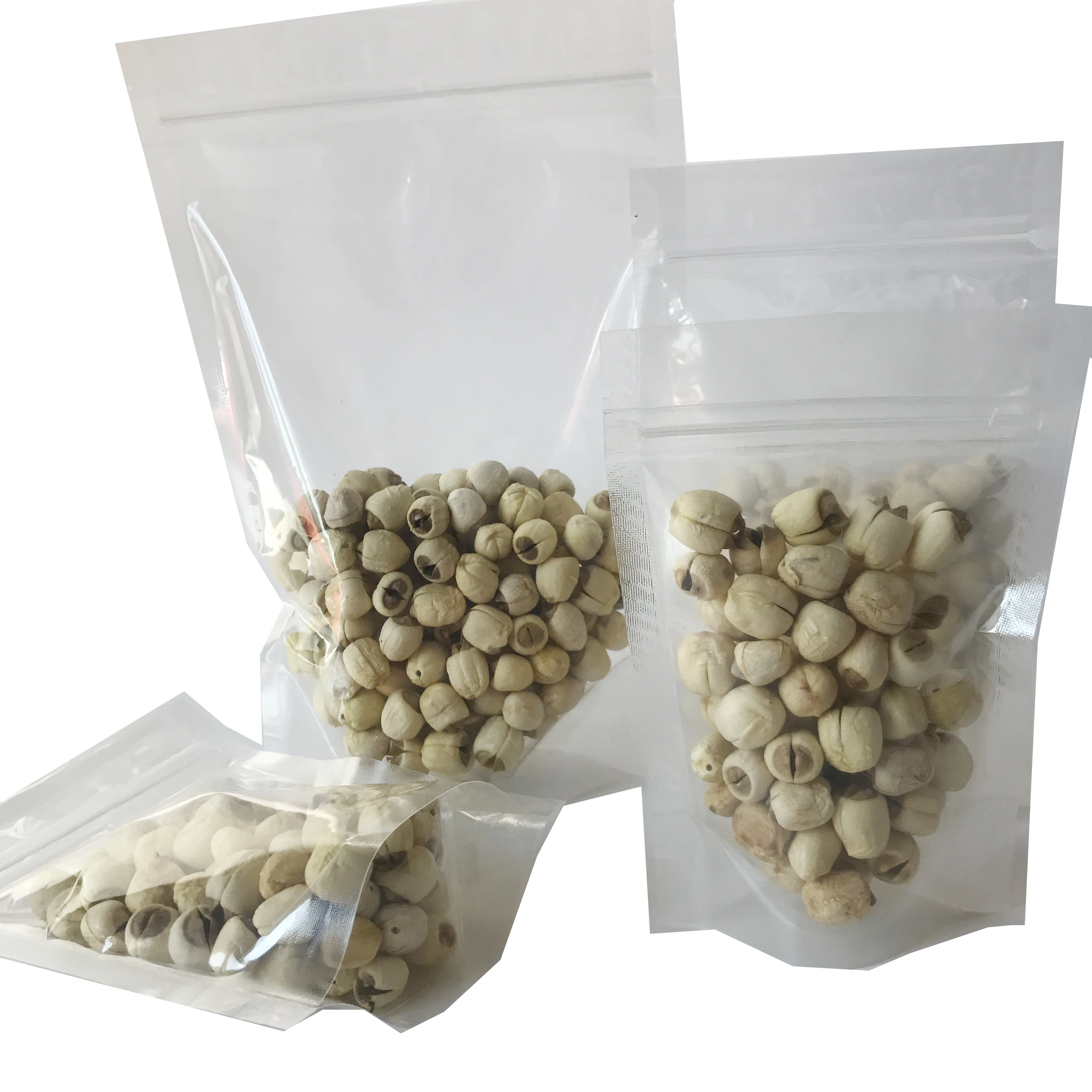 OEM Product Bags Clear Pouch With Zipper Wenzhou Clear Food Packing Bags For Spice Packing