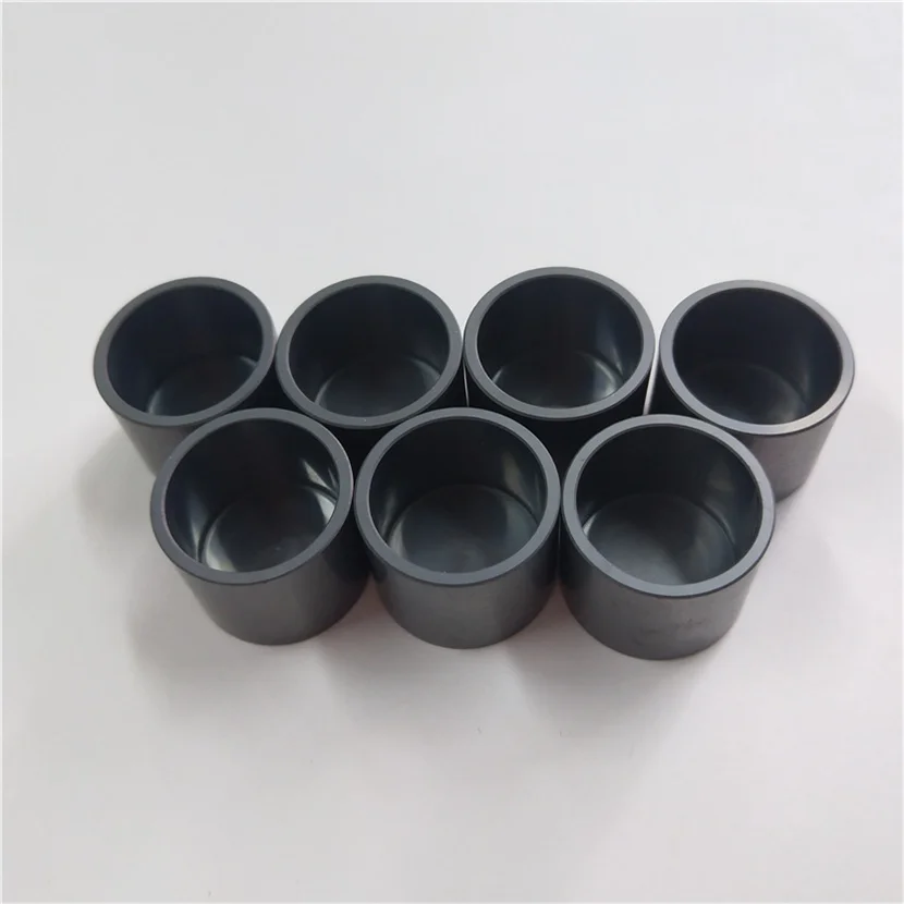 Inner polished SiC Silicon carbide ceramic cup crucible