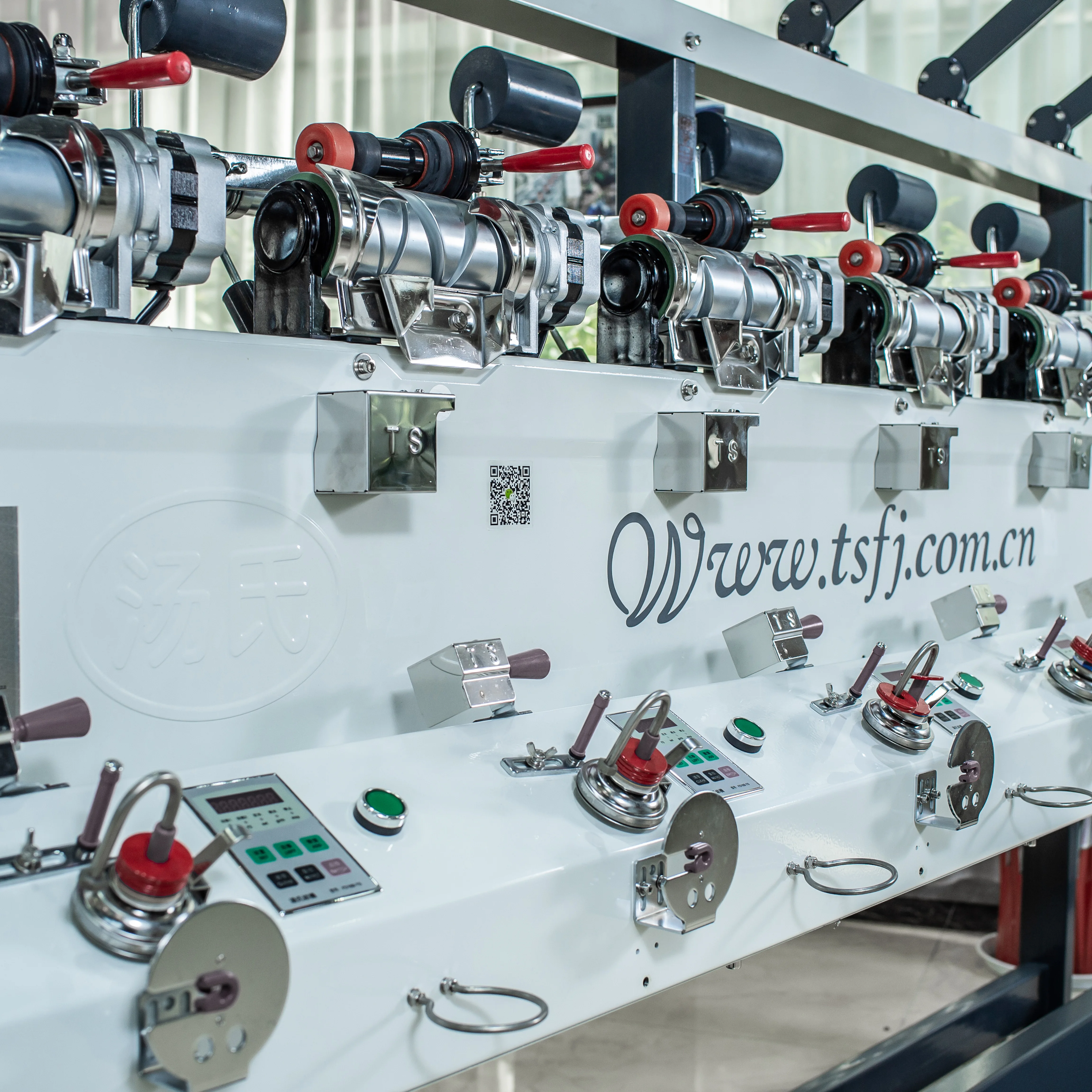 TS008P cotton thread / filament hank to cone winder winding machine price