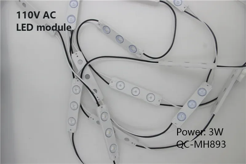 New High voltage product 110V AC 1.5Watts 3led lens LED Module For Advertising light Sign Box Letter Board signs