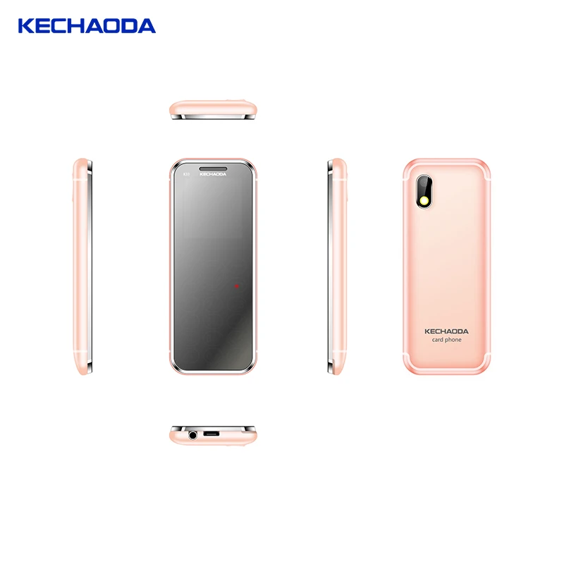 Небольшие разблокированные сотовые телефоны KECHAODA K33 с 2 sim-картами