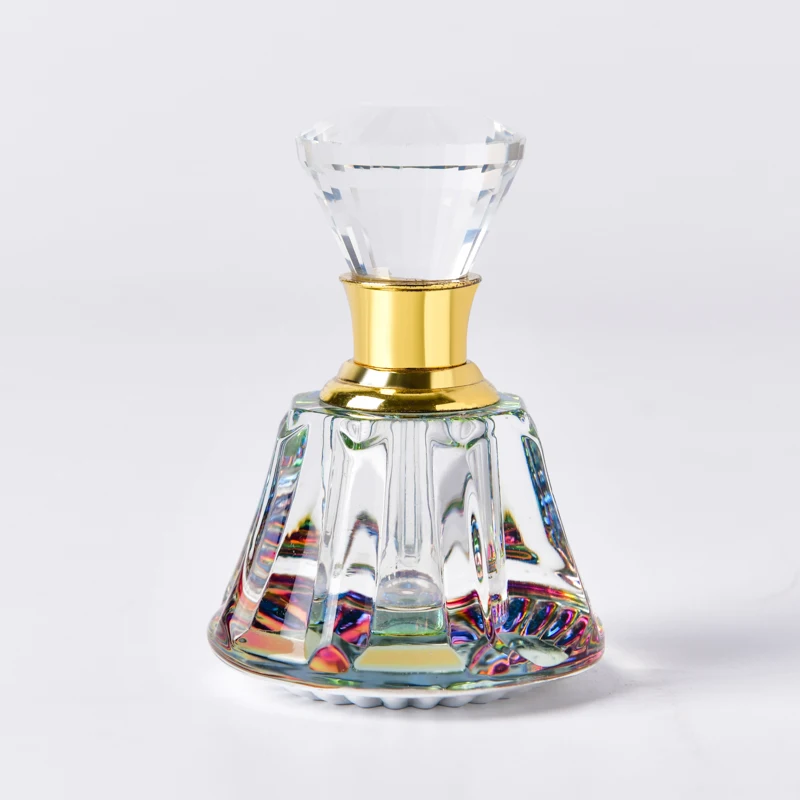 rainbow crystal empty perfume bottle 100 style 3ml 6ml 12ml essential oil bottle K9 crystal perfume bottle crystal