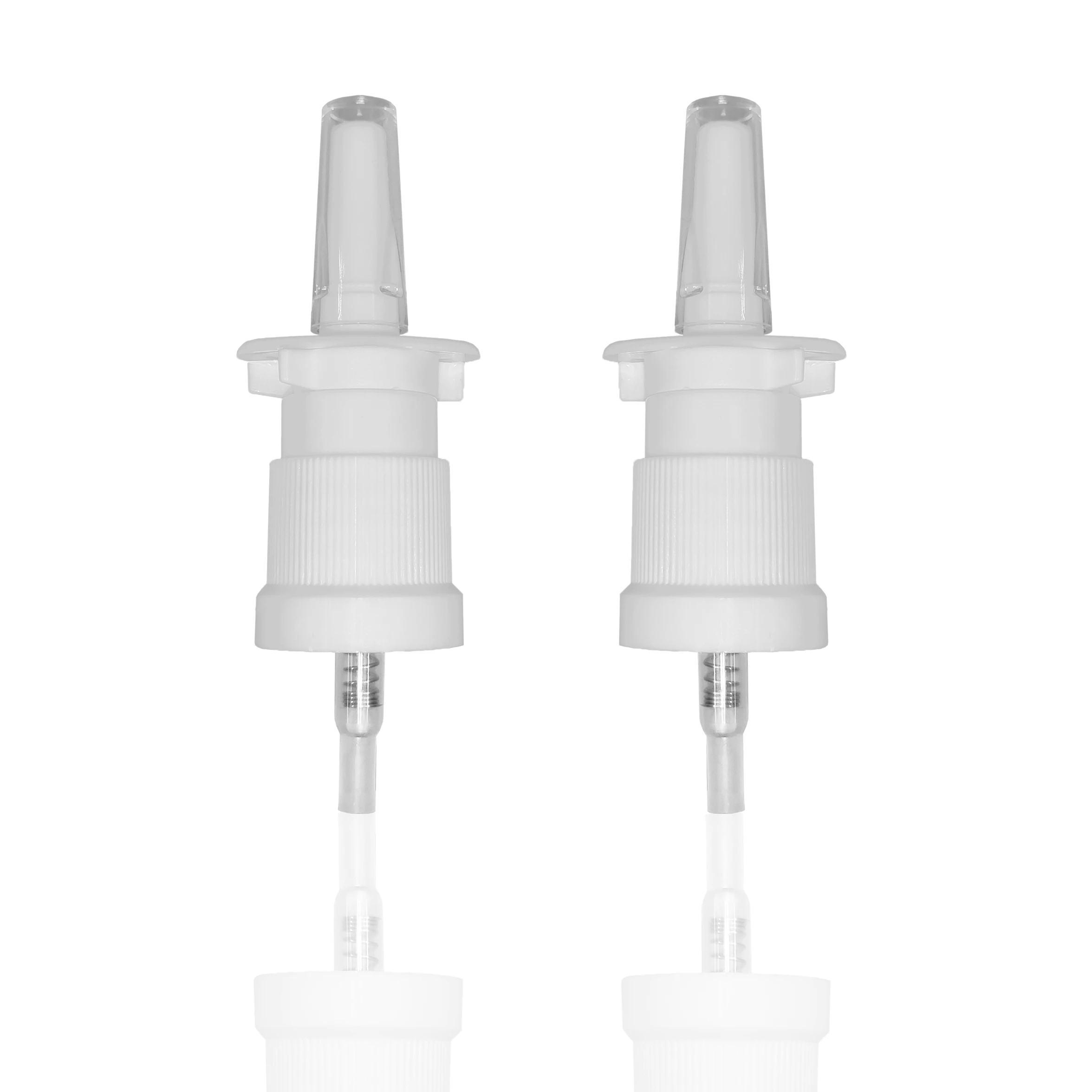 18mm Plastic sprayer pump spray caps new transparent medical use nasal sprayer for nose spray