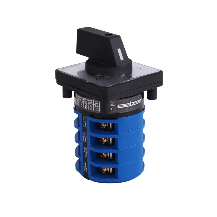 Salzer SA32 32Amp 1-0-2 4Pole 61028 Manual Change over Switches rotary cam switch selector (TUV,CE and CB Approved)